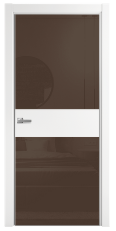 Межкомнатная дверь Vetro 18 Эмаль
